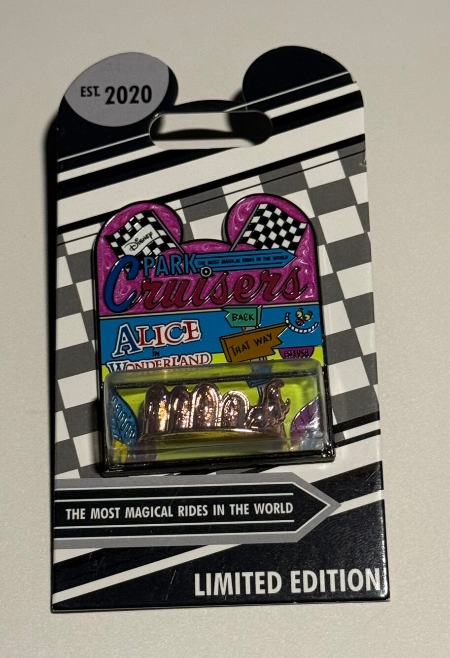 2020 Disney Parks Cruisers Alice in Wonderland Pin.
